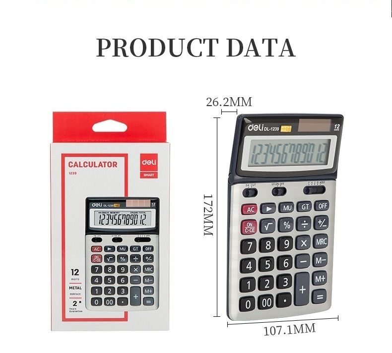 delittoページ Deli Calculator 12-digit